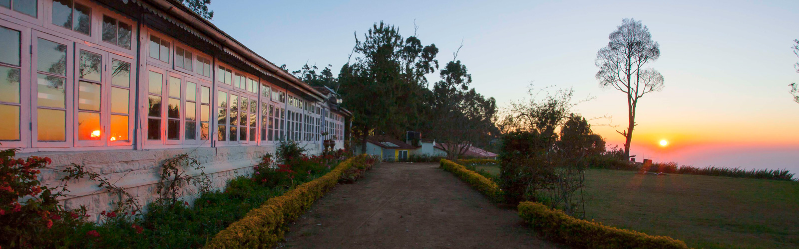 Sun Set View From Kodaikanal Bed and Breakfast